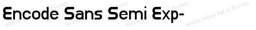 Encode Sans Semi Exp字体转换